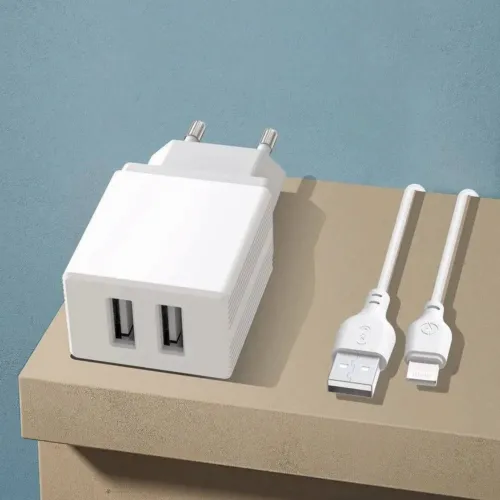 Încărcător XO L75, 12W, Alb