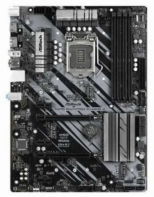 Placă de bază ASRock H470 PHANTOM GAMING 4, LGA1200, Intel H470, ATX