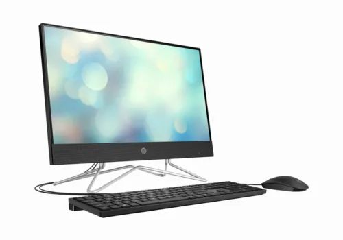 Computer All-in-One HP 22-df1055ur, 21,5", Intel Core i3-1125G4, 8GB/256GB, FreeDOS, Negru