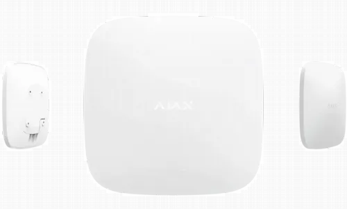 Panou inteligent de control al alarmei Ajax Hub Plus, Alb