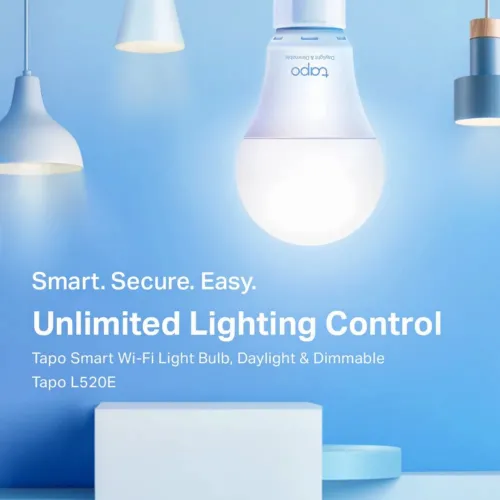 Bec inteligent TP-LINK Tapo L520E, E27, Alb