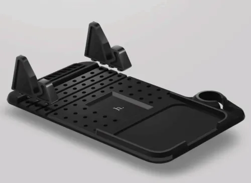 Автомобильный держатель Hoco CA1 Silicone Car Holder, Чёрный