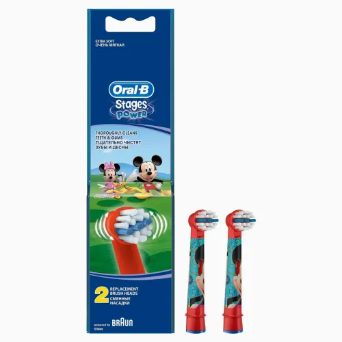 Duză pentru periuța de dinți electrică Oral-B Kids Mickey, Roșu