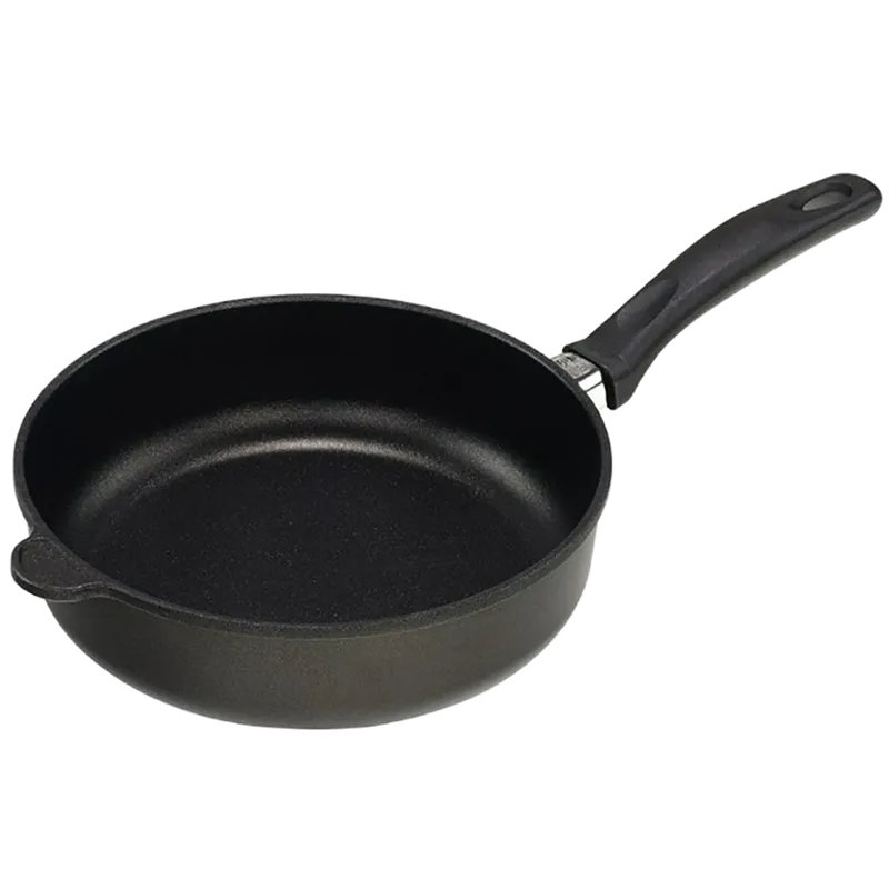 Tigaie AMT Gastroguss I-726-E, 3,3L, 26cm, Negru