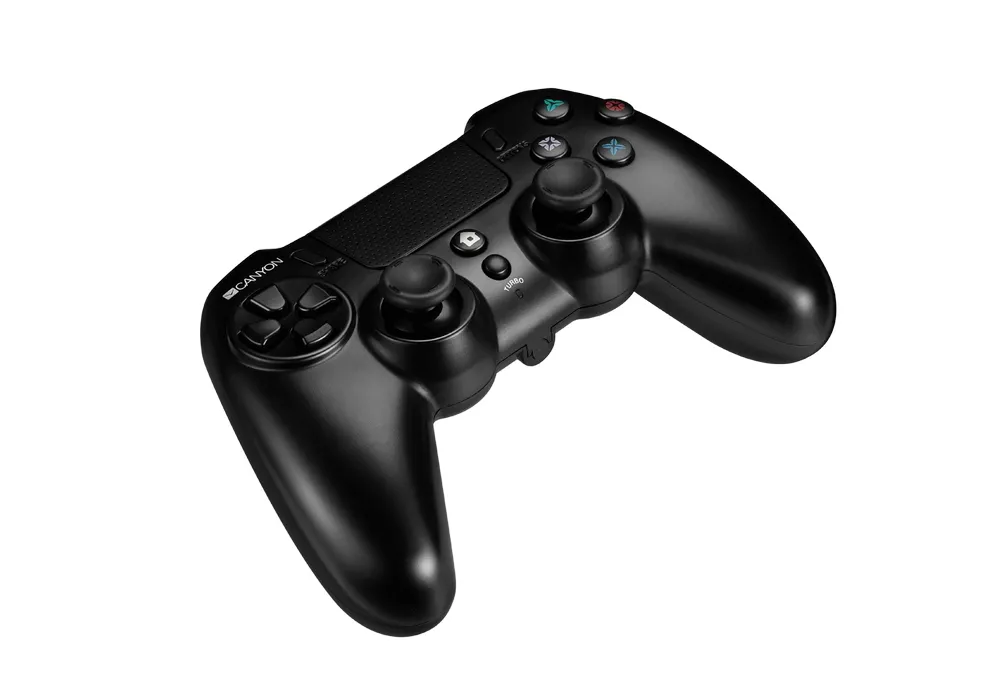 Wireless Gamepad Canyon GPW5 for PS4, 20 buttons, Dual motors, Built-in touchpad, 600mAh