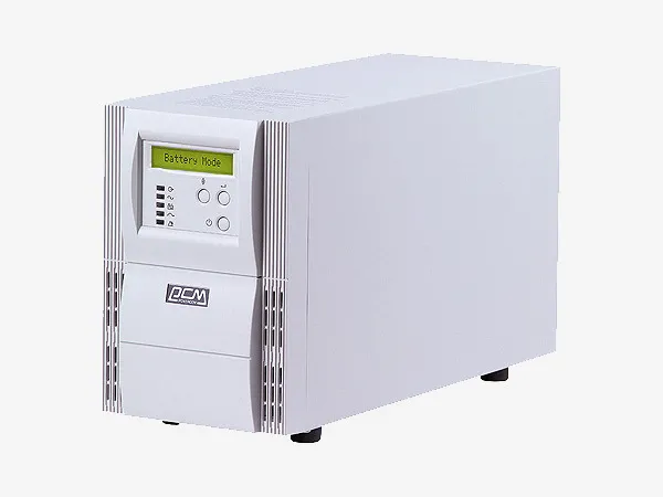 UPS PowerCom VGD-3000 3000VA/2100W, On-Line, LCD,AVR,RJ45,USB,RS232, SNMP, 6xSchuko, Ext. batt. conn