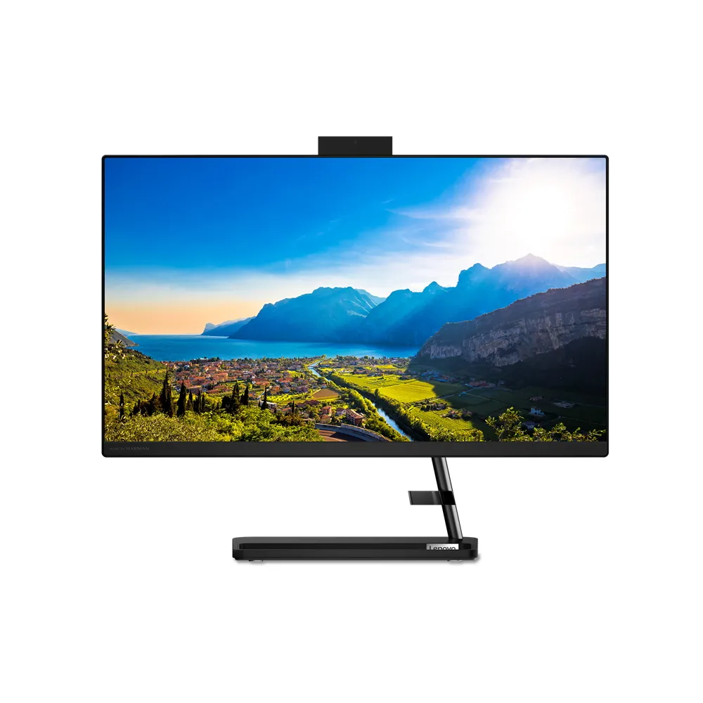 Computer All-in-One Lenovo IdeaCentre 5 24ALC6, 23,8", AMD Ryzen 7 5700U, 16GB/512GB, Fără SO, Negru