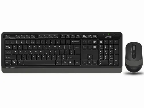 Set Tastatură + Mouse A4Tech FG1010, Fără fir, Negru/Gri