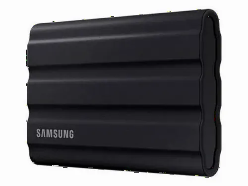 SSD portabil extern Samsung Portable SSD T7 Shield, 2 TB, Negru (MU-PE2T0S/WW)