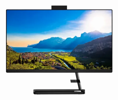 Моноблок Lenovo IdeaCentre 5 24ALC6, 23,8", AMD Ryzen 7 5700U, 16ГБ/512Гб, Без ОС, Чёрный
