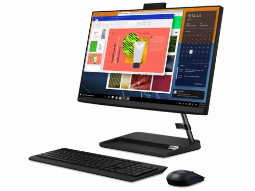 Computer All-in-One Lenovo IdeaCentre 3 22ITL6, 21,5", Intel Pentium Gold 7505, 8GB/256GB, Fără SO, Negru