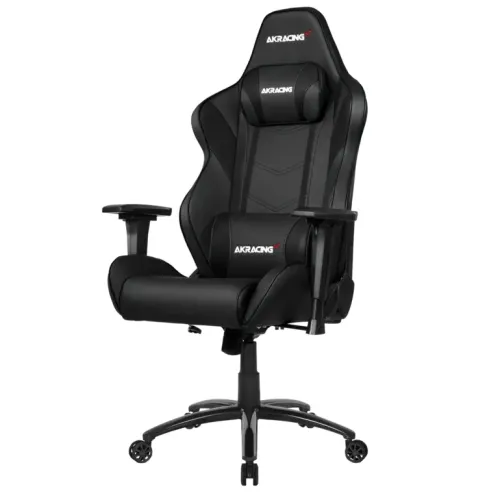 Scaun Gaming AKRacing CORE LX Plus, PU piele, Negru