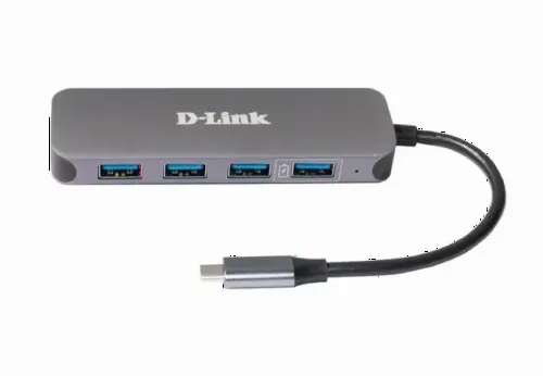 Adaptor Hub D-Link DUB-2340, Gri