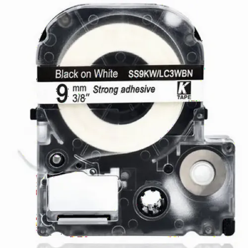  Epson LK-3WBN, 9mm x 9m