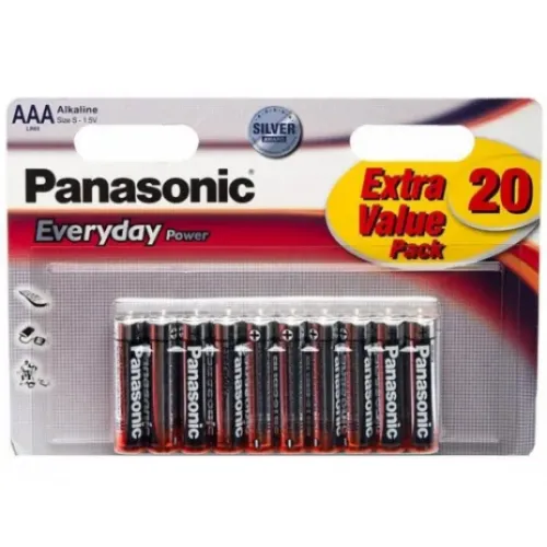 Panasonic  "EVERYDAY Power" AAA Blister*20, Alkaline, LR03REE/20B