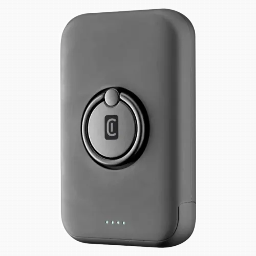 Acumulator extern Cellularline MAG 5000 Wireless, 5000mAh, Negru