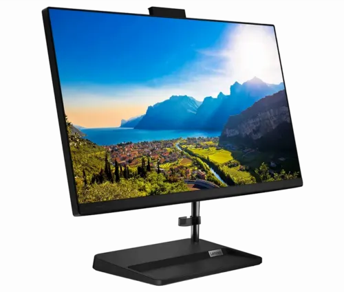 Моноблок Lenovo IdeaCentre 5 24ALC6, 23,8", AMD Ryzen 7 5700U, 16ГБ/512Гб, Без ОС, Чёрный