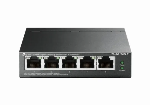Comutator PoE TP-LINK TL-SG1005LP, 4x IEEE 802.3af/at