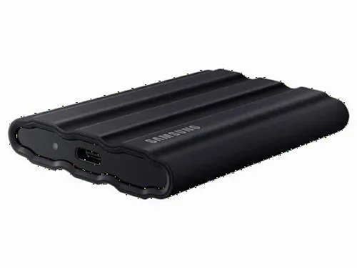 SSD portabil extern Samsung Portable SSD T7 Shield, 2 TB, Negru (MU-PE2T0S/WW)