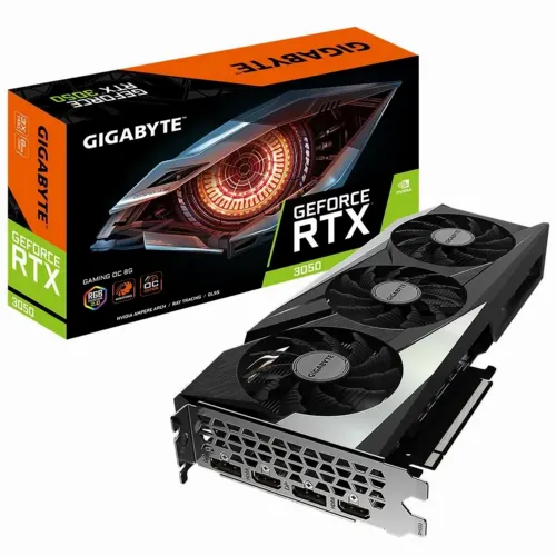 Видеокарта Gigabyte GV-N3050GAMING OC-8GD,  8GB GDDR6 128бит