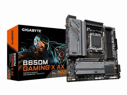 Placă de bază Gigabyte B650M GAMING X AX, AM5, AMD B650, Micro-ATX