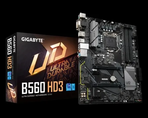 Placă de bază Gigabyte B560 HD3, LGA1200, Intel B560, ATX