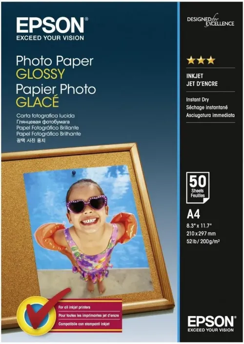 Hârtie fotografică Epson Photo Paper Glossy, A4