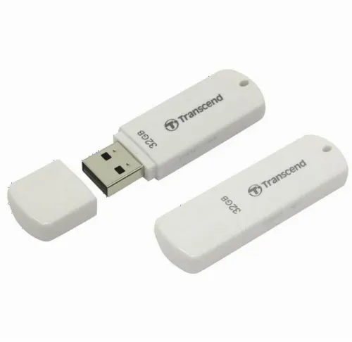 Memorie USB Transcend JetFlash 370, 32GB, Alb