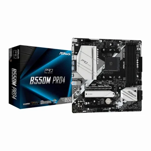Placă de bază ASRock B550M Pro4, AM4, AMD B550, Micro-ATX