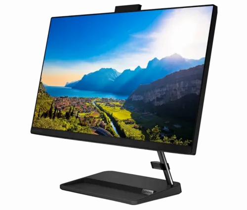Моноблок Lenovo IdeaCentre 5 24ALC6, 23,8", AMD Ryzen 7 5700U, 16ГБ/512Гб, Без ОС, Чёрный
