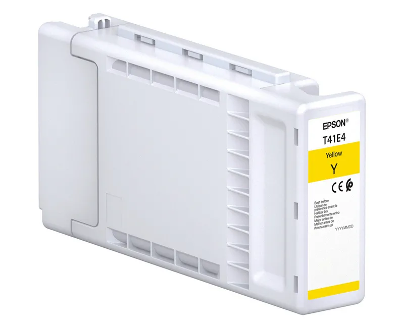 Картридж чернильный Epson UltraChrome XD2 T41E, 700мл, Желтый