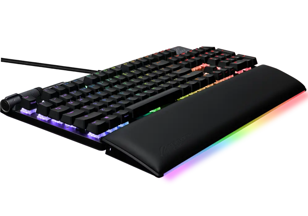 Клавиатура ASUS ROG Strix Flare II Animate, Проводное, Чёрный