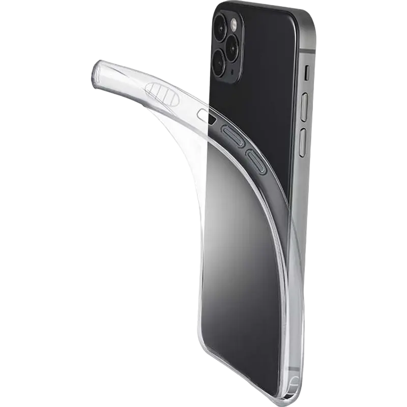 Husă Cellularline Fine - iPhone 12 / 12 Pro, Transparent