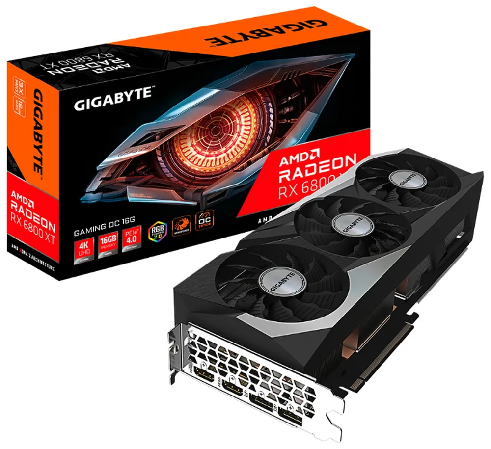 Placă Video Gigabyte GV-R68XTGAMING OC-16GD, 16GB GDDR6 256bit