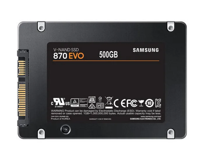 Unitate SSD Samsung 870 EVO  MZ-77E500, 500GB, MZ-77E500B/EU
