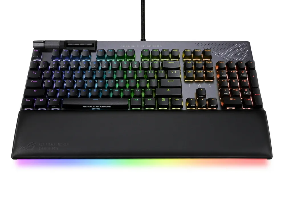 Клавиатура ASUS ROG Strix Flare II Animate, Проводное, Чёрный