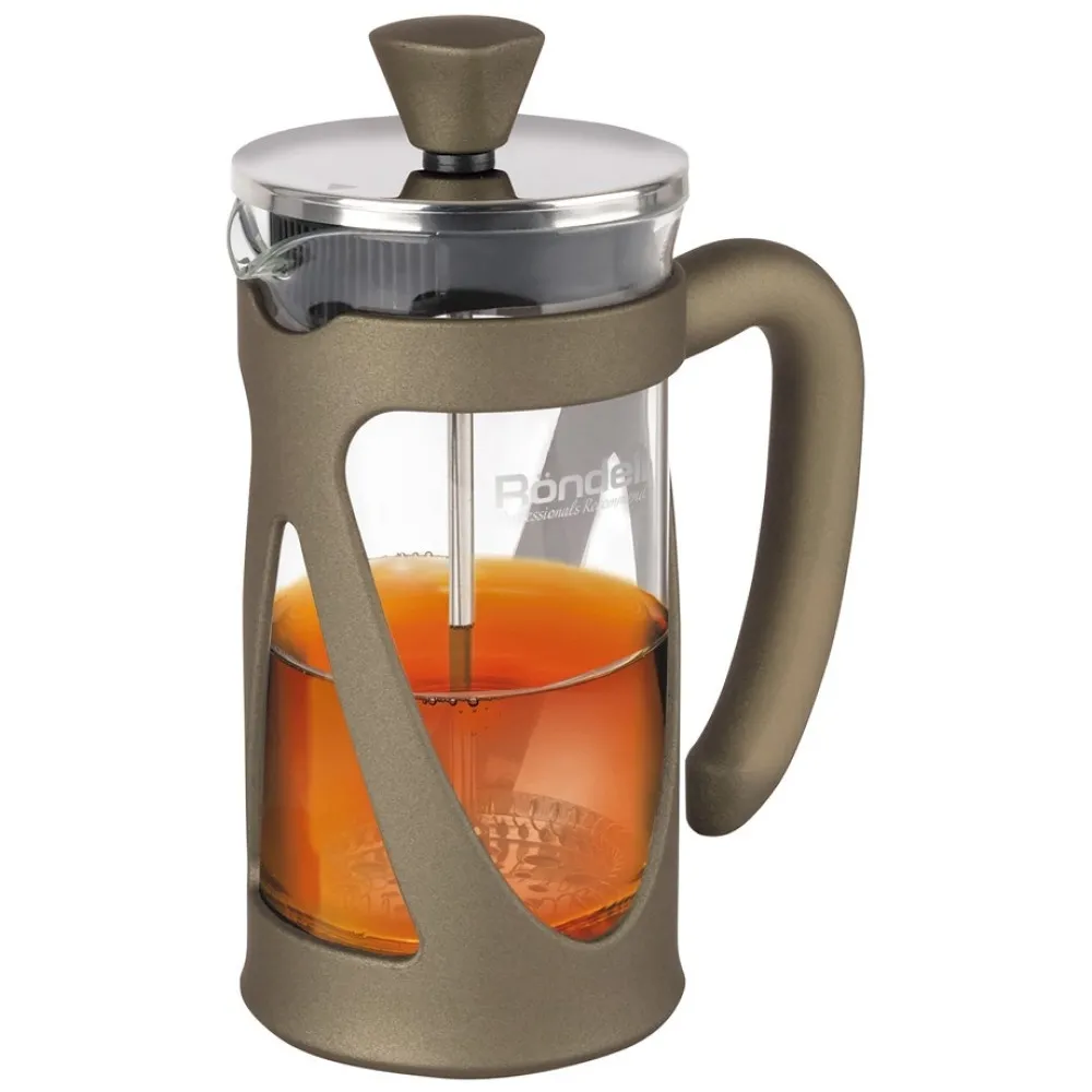Cafetiera French Press Rondell RDS-1258, 0,35L, Bronz