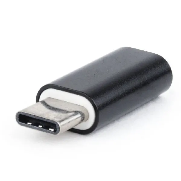 Адаптер для USB-кабеля Cablexpert A-USB-CM8PF-01, USB Type-C/Lightning (F), Чёрный