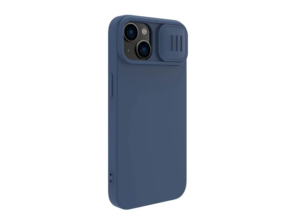 Nillkin Apple iPhone 14, CamShield Silky Silicone Case, Midnight Blue