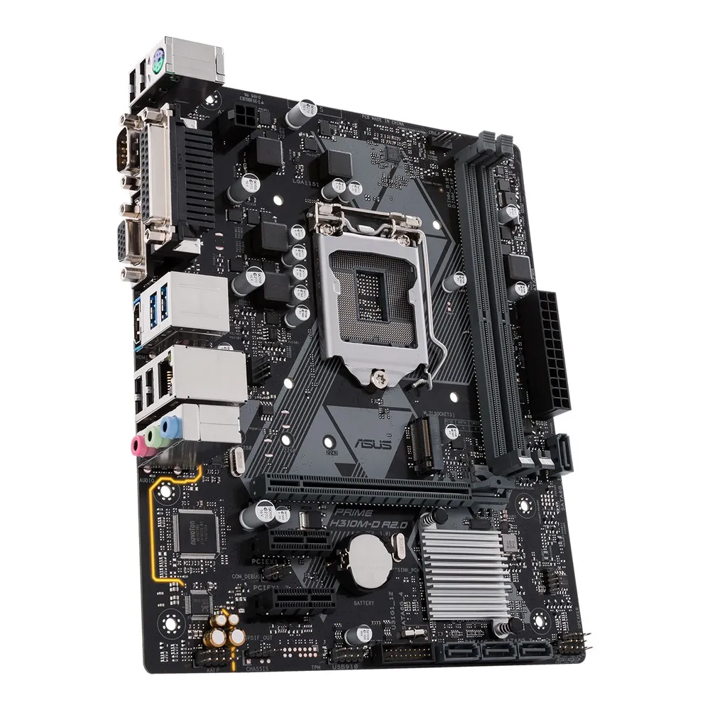 Placă de bază ASUS PRIME H310M-D R2.0, LGA1151, Intel H310, Micro-ATX