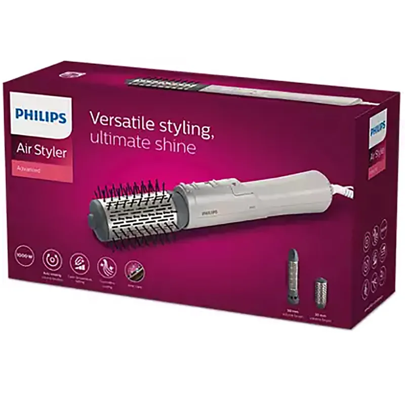 Фен-щётка PHILIPS BHA710/00, 1000 Вт, Белый