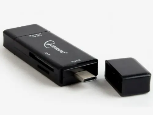 Type-C/MicroSD/USB2.0 Card Reader SD, microSD,  Gembird 