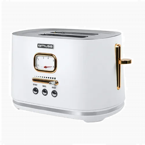 Toaster MUSE MS-130 W, Alb | Auriu