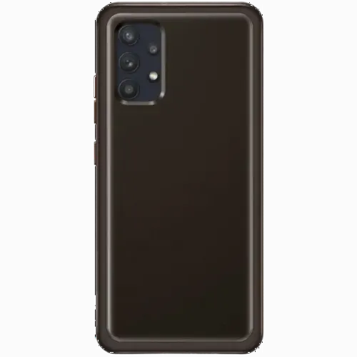 Чехол Samsung Soft Clear Cover Galaxy A32, Чёрный