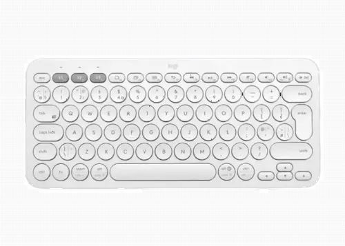 Tastatură Logitech K380, Fără fir, Alb