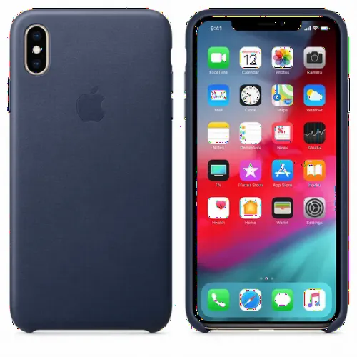 Чехол Apple iPhone XS Case, Темно-синий