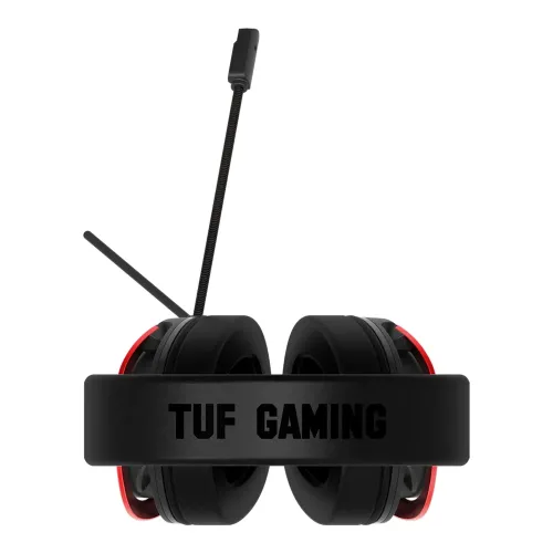 Căști gaming ASUS TUF Gaming H3, Cu fir, Negru/Roșu