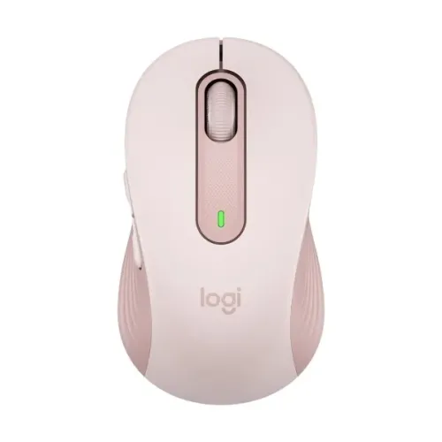 Wireless Mouse Logitech M650 Signature, Optical, 400-4000 dpi, 5 buttons, 1xAA, 2.4GHz/BT, Rose