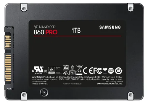 Unitate SSD Samsung 860 PRO  MZ-76P1T0, 1000GB, MZ-76P1T0BW