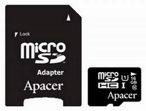 Card de Memorie Apacer microSDHC UHS-I U1 Class 10, 16GB (AP16GMCSH10U5-R)
